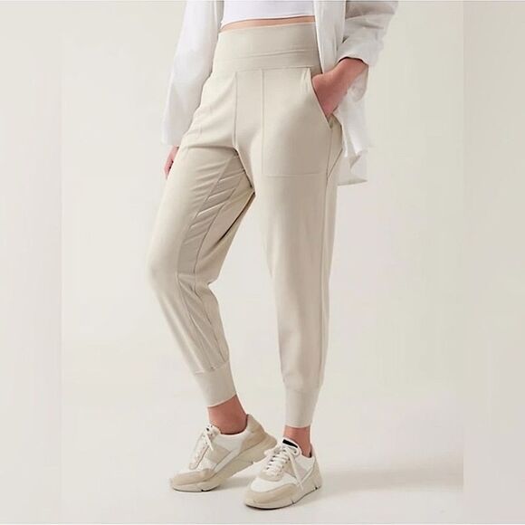 Athleta Venice Abalone Cream Athleisure Travel Jogger Pants Women’s Plus Size 3X - Picture 1 of 8